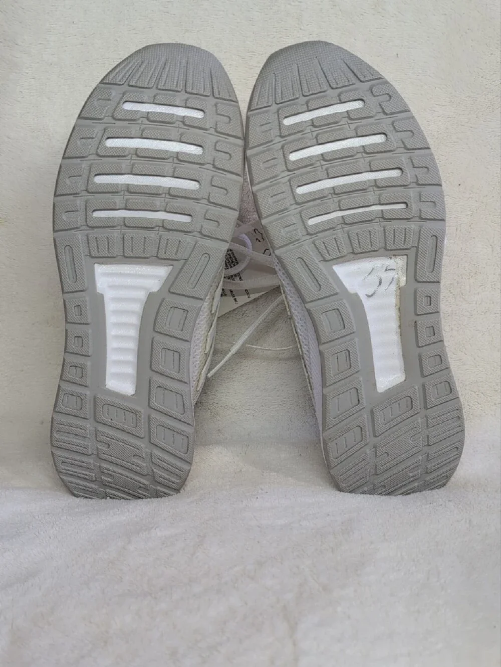 👟 Kids Adidas White Runfalcon Sneakers Size 1.5